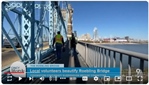 WCPO Video Coverage of Roebling Bridge Flag Change